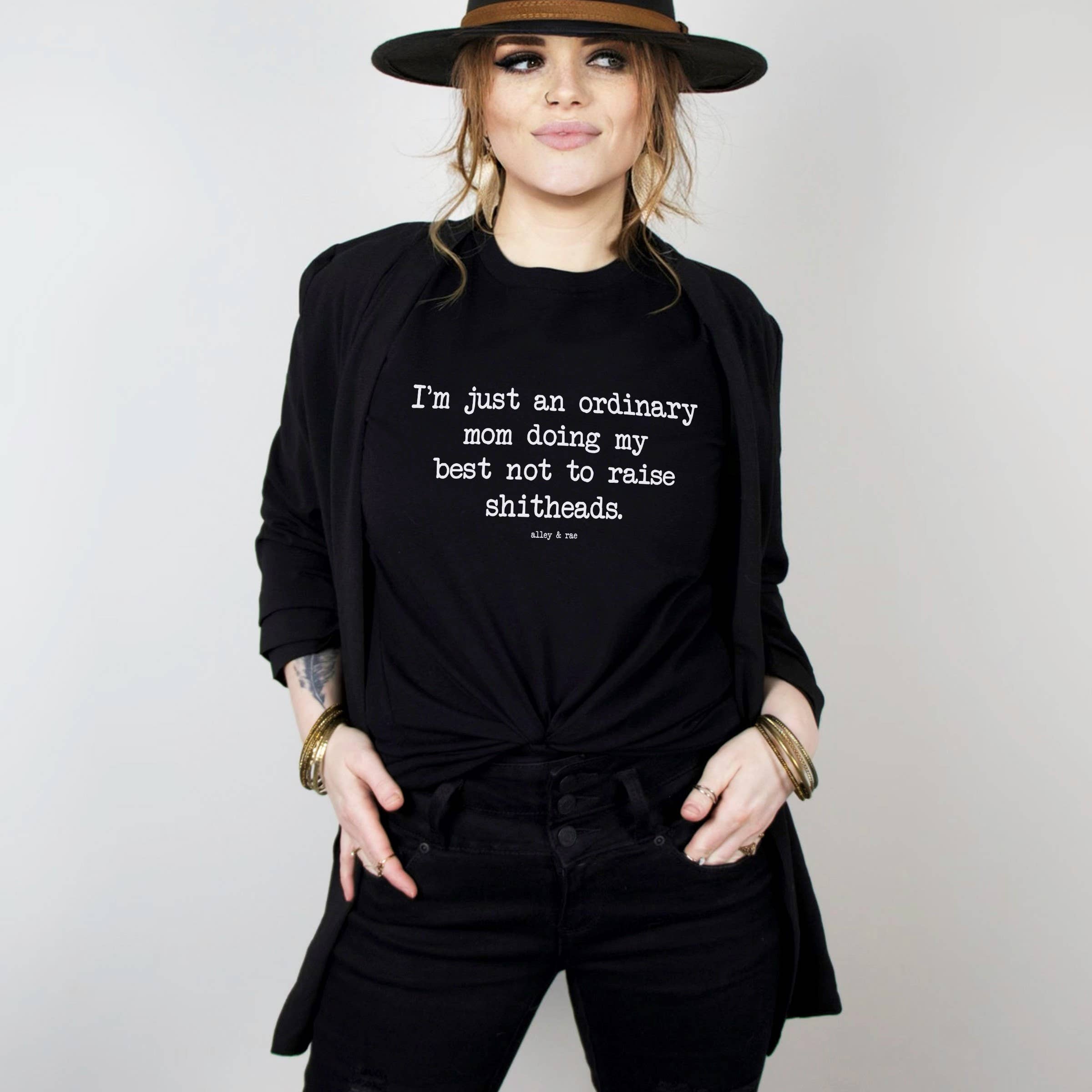 Ordinary Mom Funny Motherhood Graphic Tee
