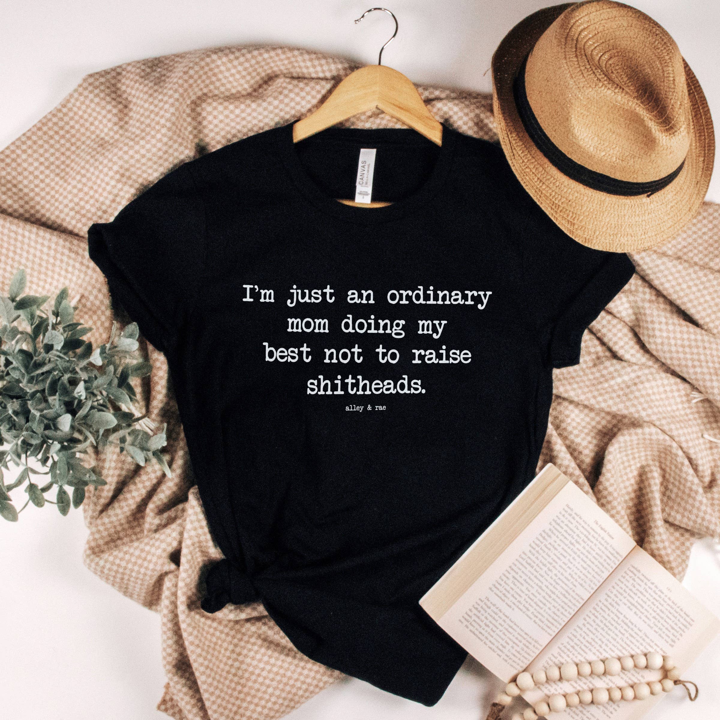 Ordinary Mom Funny Motherhood Graphic Tee