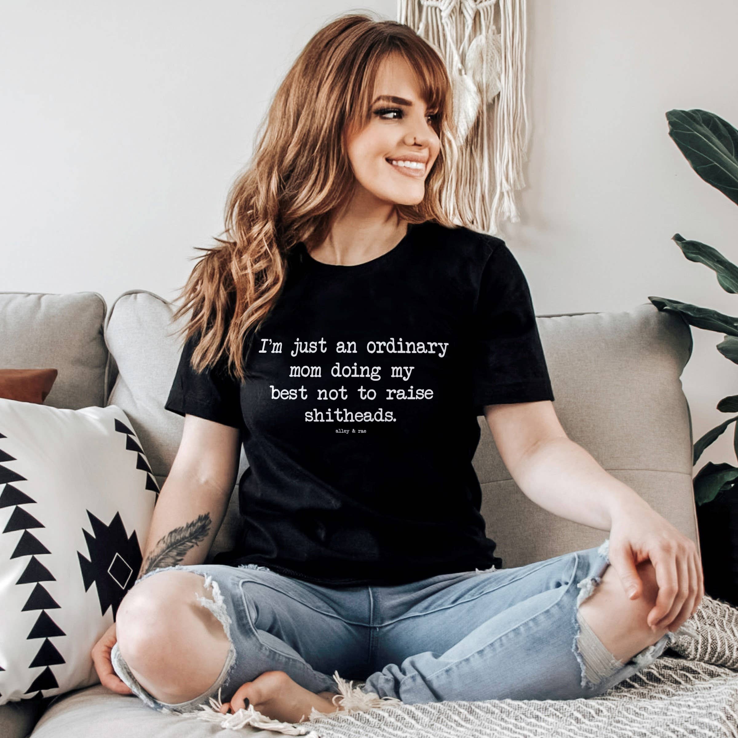 Ordinary Mom Funny Motherhood Graphic Tee
