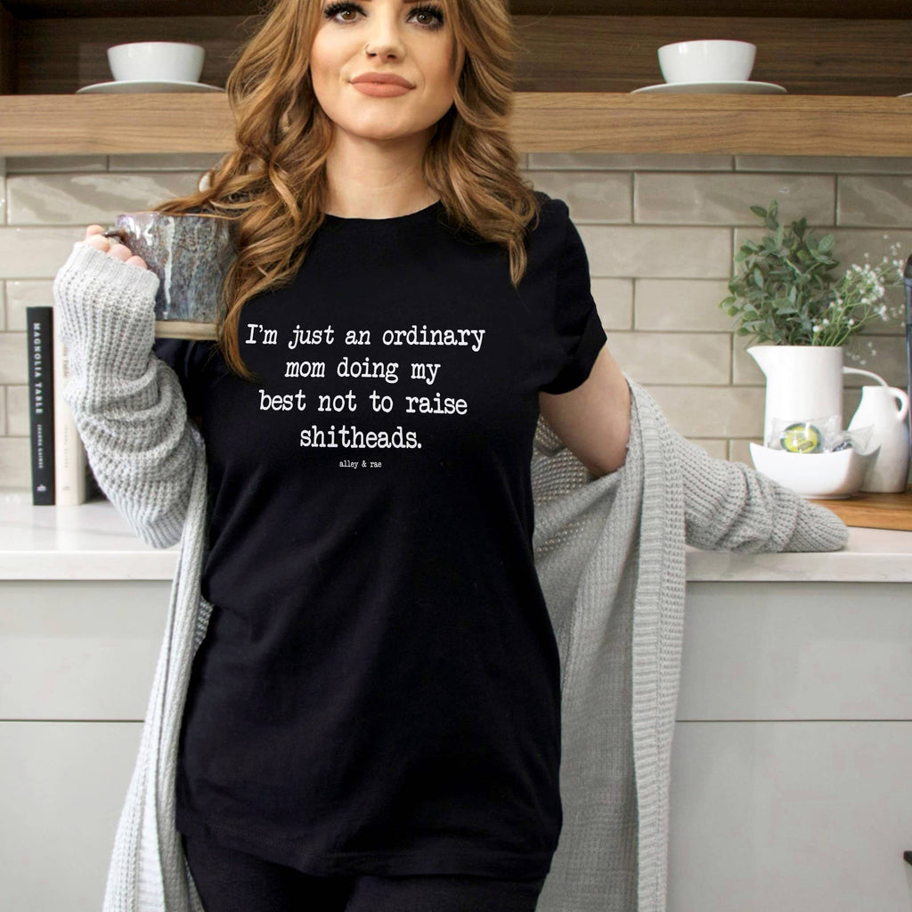 Ordinary Mom Funny Motherhood Graphic Tee
