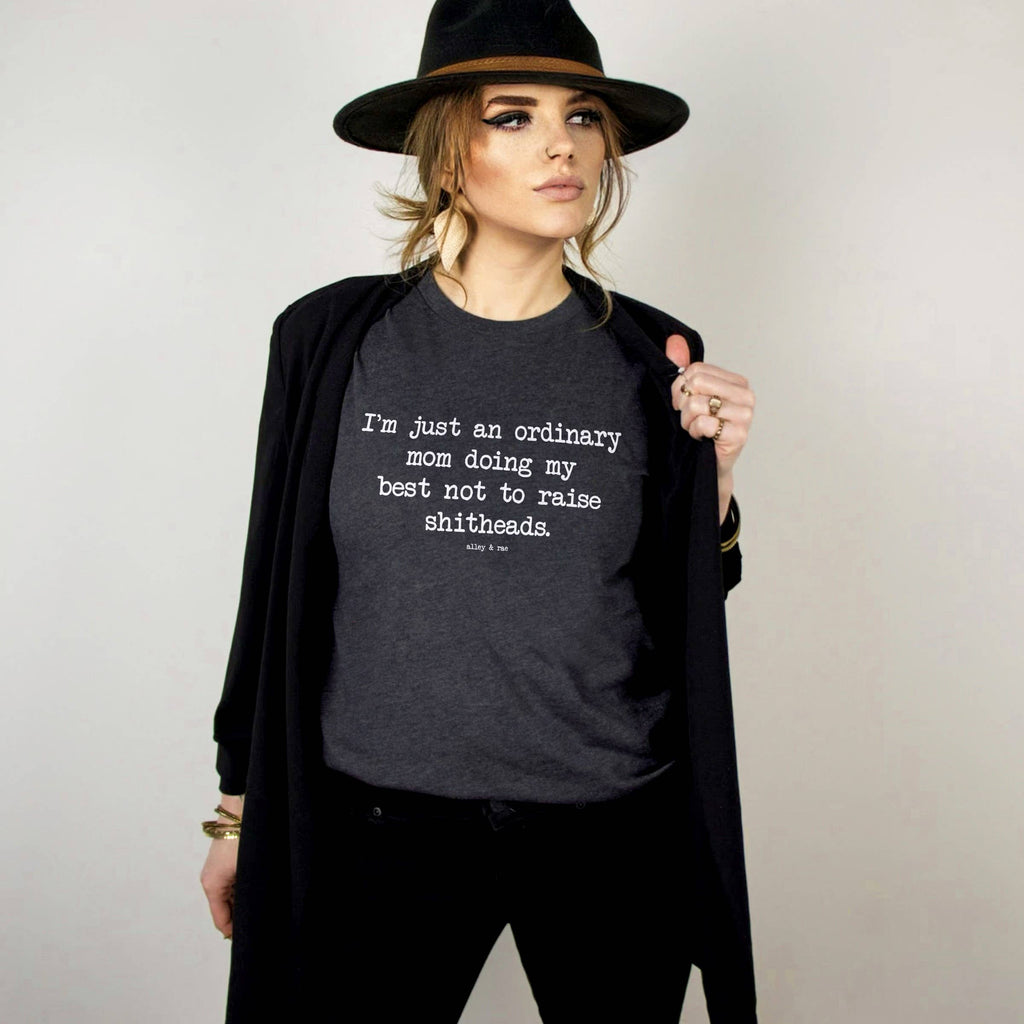 Ordinary Mom Funny Motherhood Graphic Tee