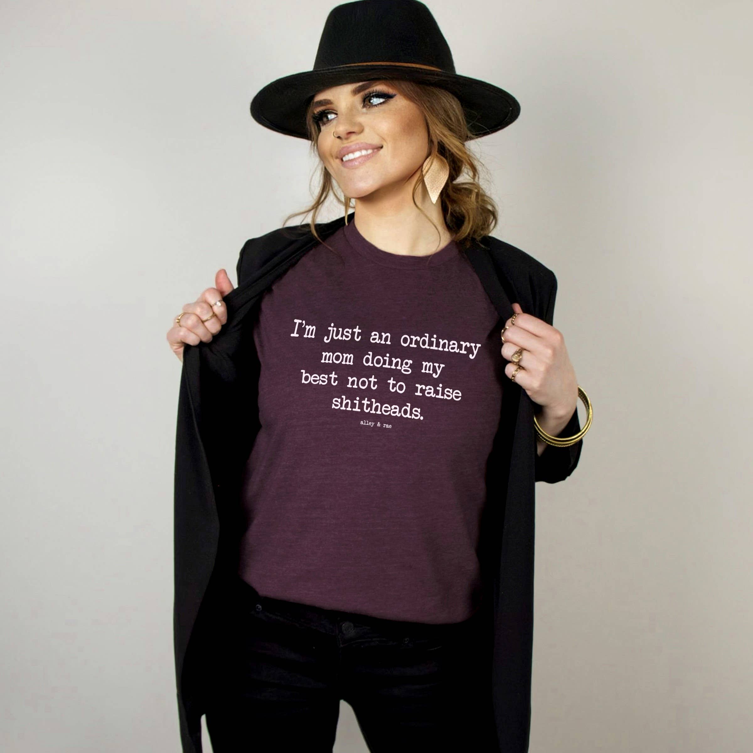 Ordinary Mom Funny Motherhood Graphic Tee